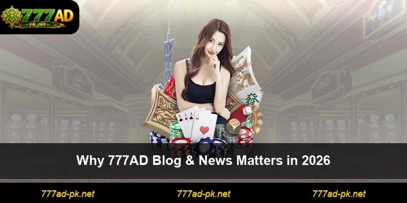 Why 777AD Blog & News Matters in 2026